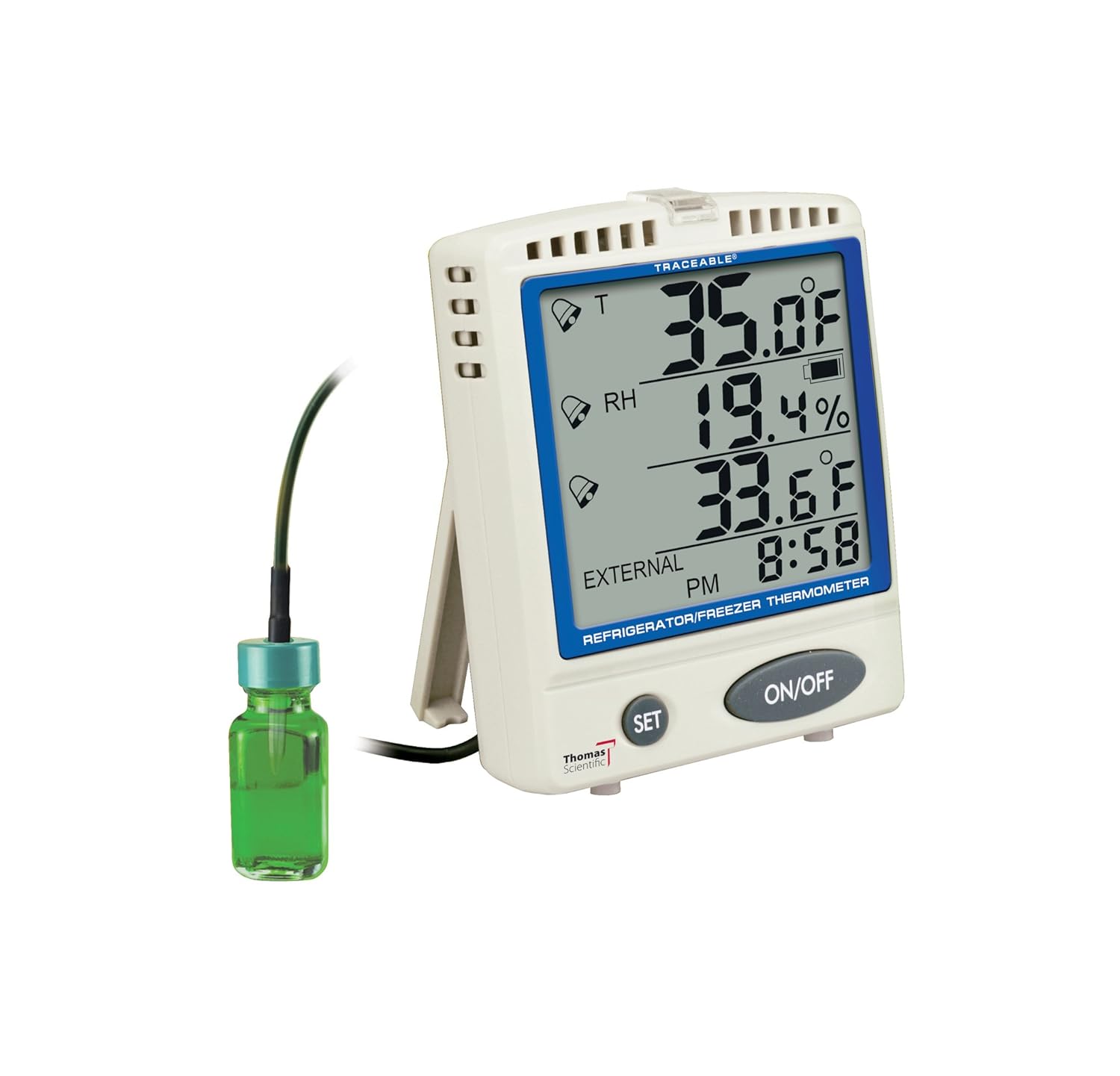 22°F to 158°F 30°C to 70°C Control Traceable 6400 MemoryCard Refrigerator/Freezer Thermometer