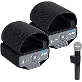 SUNMON Hand Microphone Elastic Sleeve for Rode Wireless Go 2, Rode Wireless Pro Elastic Sleeve Accessories for Speech, Interview Camera, Wedding Handheld Microphone(2pcs)