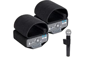 SUNMON Hand Microphone Elastic Sleeve for Rode Wireless GO II, Elastic Microphone Sleeve for Rode Wireless Go, Handheld Mic E