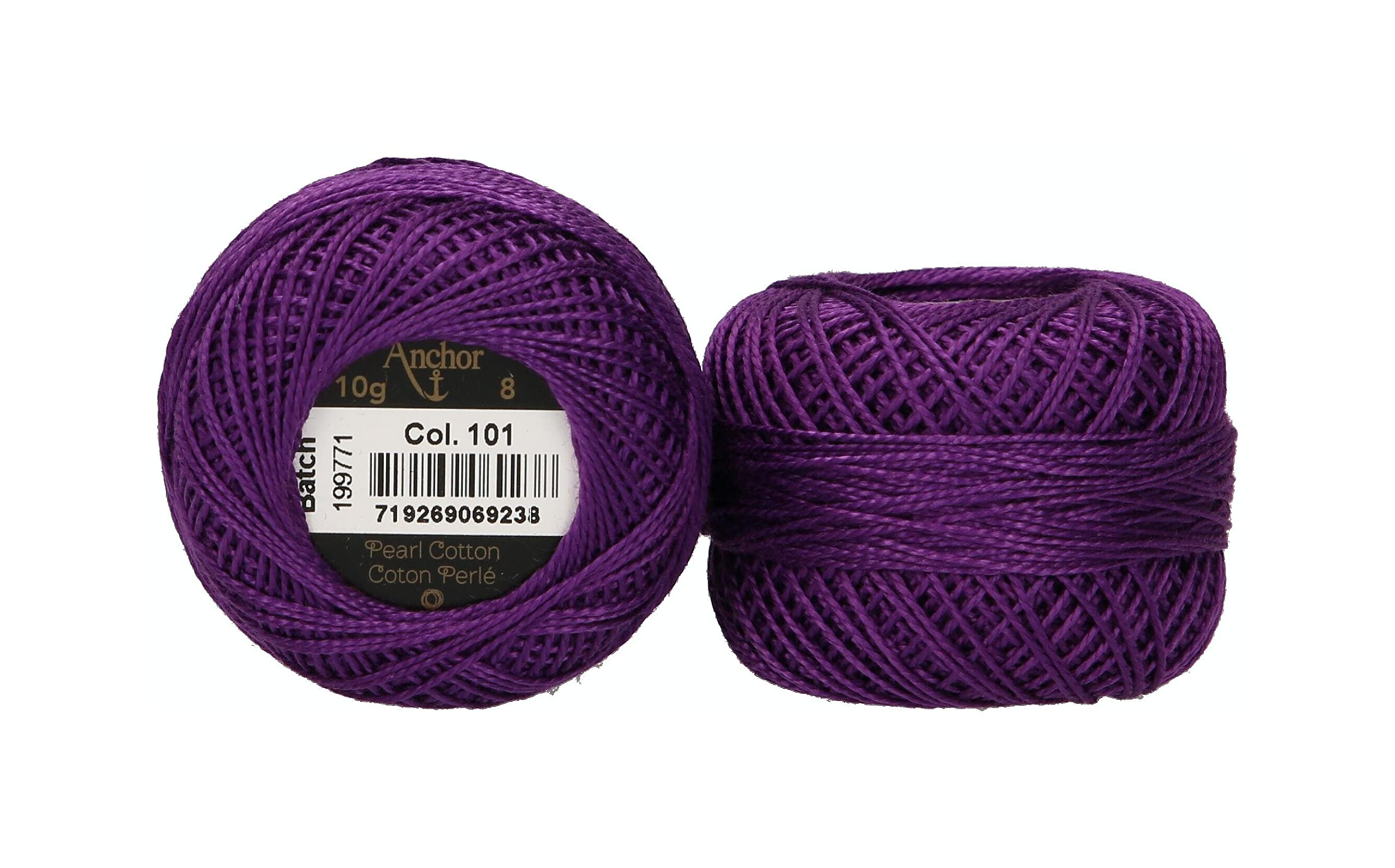 Anchor Pearl Yarn, Thickness: 8, Packaging: 10G, Running Length: 82M iris Embroidery Threads