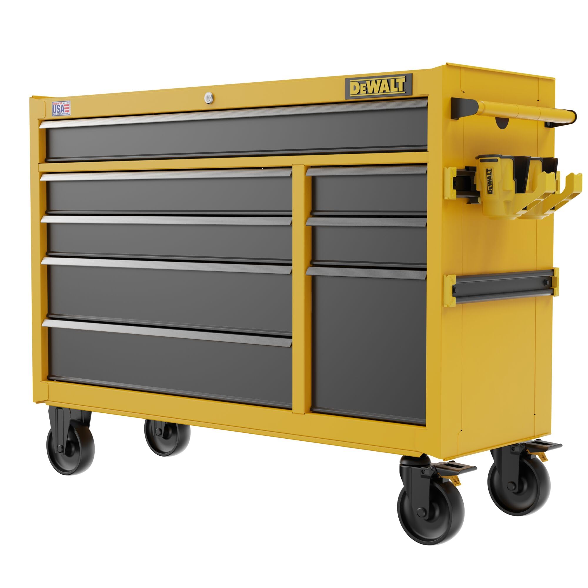Photo 1 of DEWALT Rolling Tool Chest with 8 Drawers, 52 Inch, 100lb Drawer Capacity, DEWALT Workshop Storage System Compatible (DWST52082)