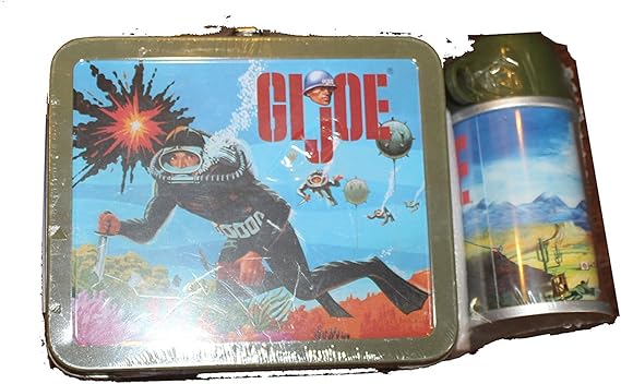 gi joe lunch box with thermos
