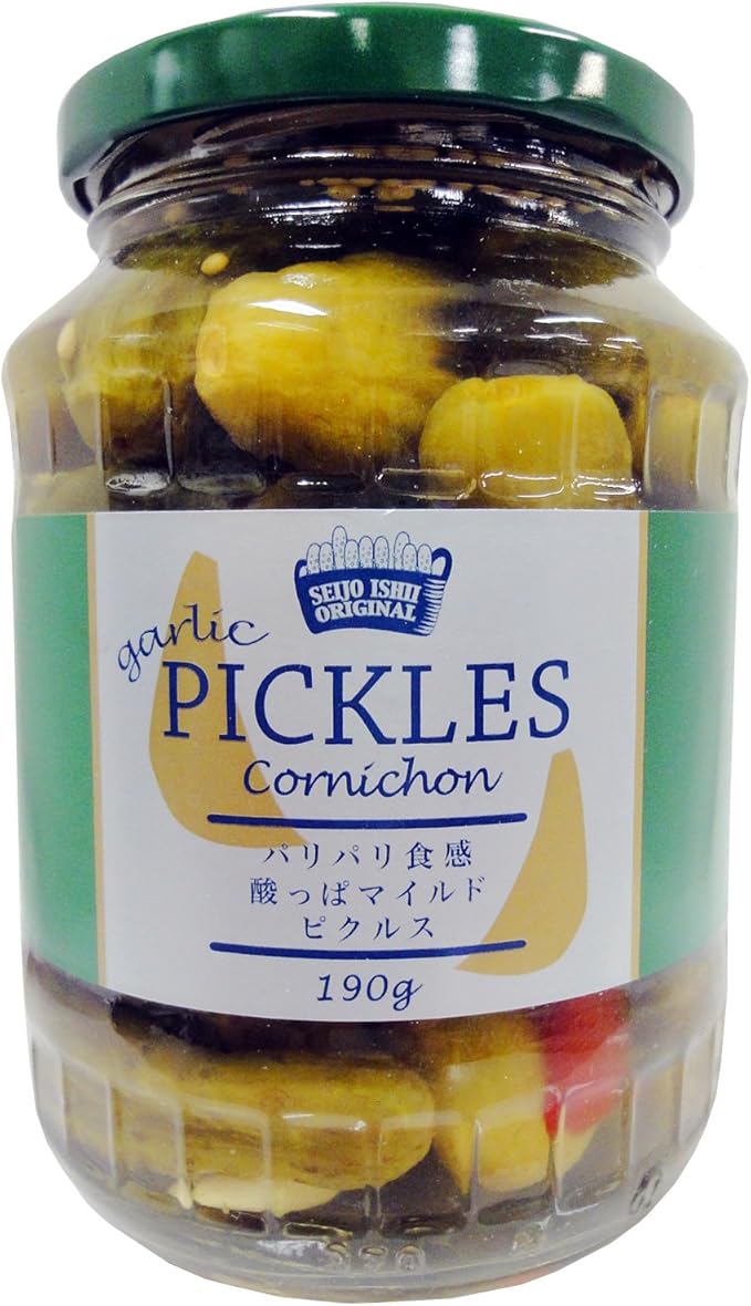 Amazon ピクルス コルニッション ガーリック入り 190g 成城石井 野菜の缶詰 瓶詰 通販