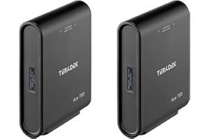Teradek Ace 750 4K Wireless HDMI Transmitter and Receiver Set, 6GHz Frequency, 4Kp30 10bit HDR, Zero-Delay Wireless 4K Monitor System, Video Capture, 750FT Range