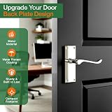 HANDLESTORE Victorian Scroll Door Handle Pack Polished Chrome Finish Pair view 8