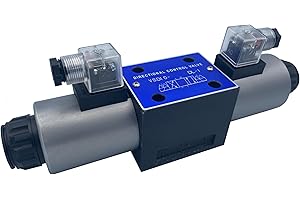 FLUIDHAUS Hydraulic Directional Control Valve D05 (NG10) 31 GPM 4560 psi AC or DC (T-Tandem-Center A&B to Tank and Pressure Blocked, 110VAC)