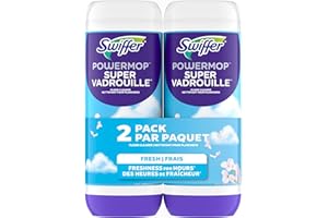 Swiffer Power Mop Refill Solution, Floor Cleaner for Mopping Tile, Vinyl, Laminate, Wood in Home, Bathroom, Kitchen, All Purp