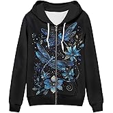 Showudesigns Zip Up Women's Hoodies & Sweatshirts XS-5XL