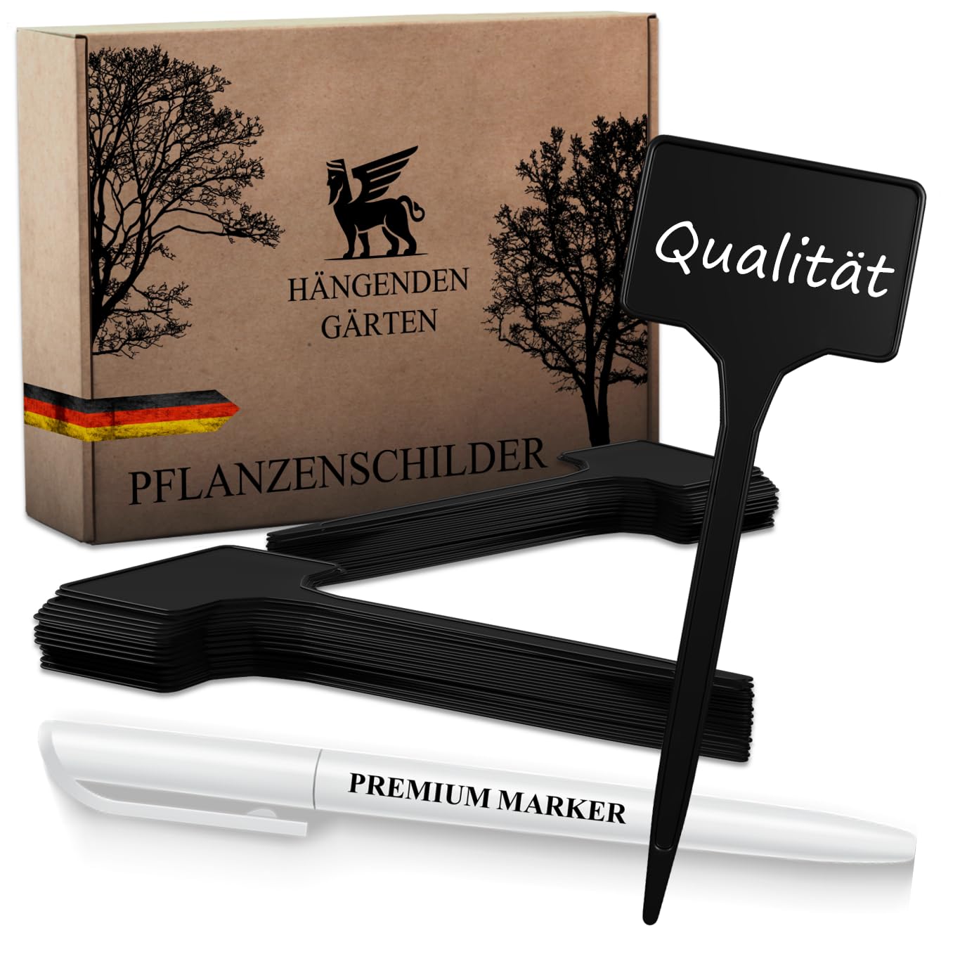 R&M Orient Plant Signs (60, Black)