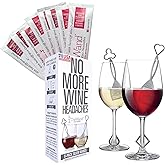 PureWine The Wand Wine Purifier - Red & White Wine Filters for Histamines & Sulfites, Sulfite Remover Sticks, Helps Allergies & Headaches, Gift Accessories for Women & Men - 8 Wands, Silver