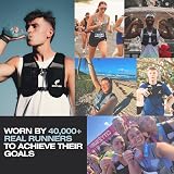 SWIFTVEST Running Vest for Women Men with 500ml Soft Flask Reflective view 5