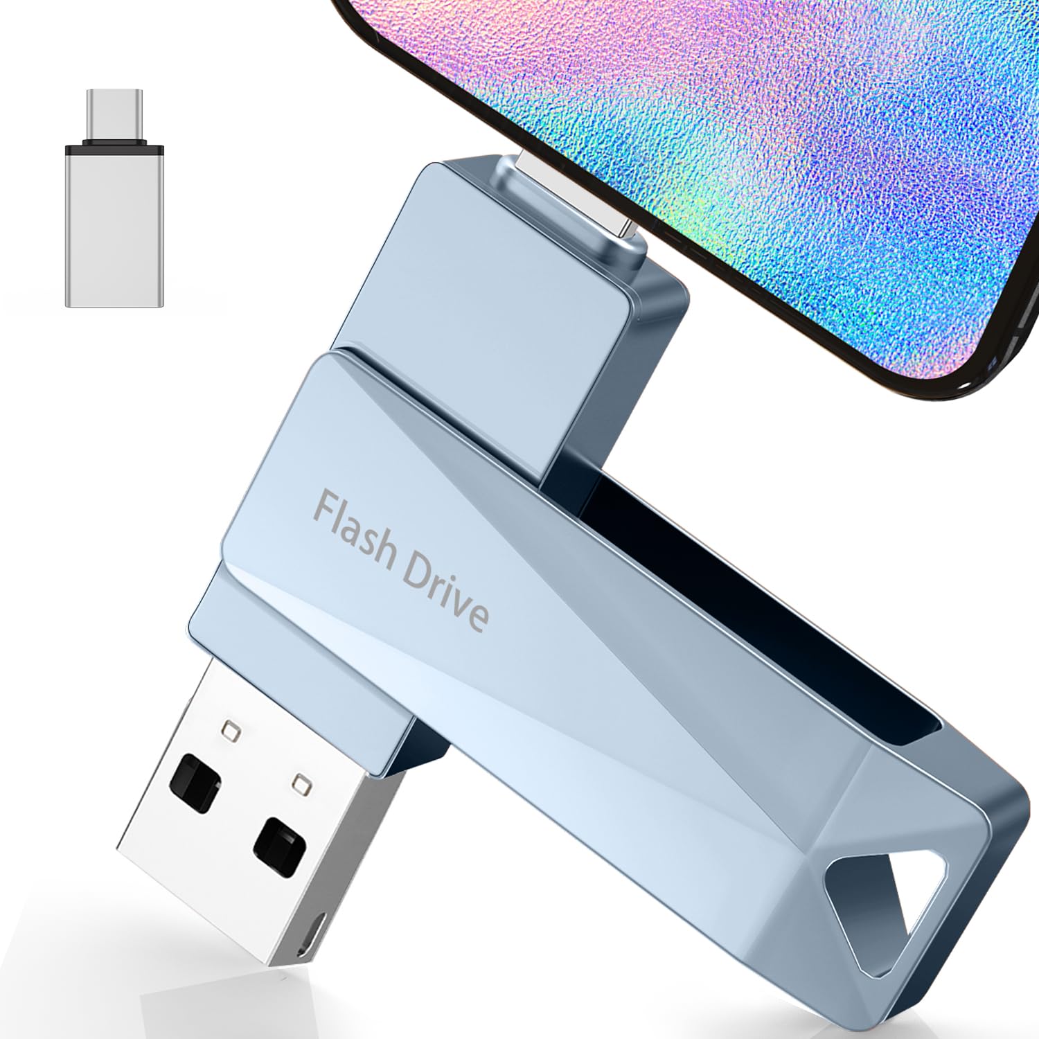Photo 1 of 512GB Photo Stick for Phone, Qainerly USB Flash Drive for Phone All Mo