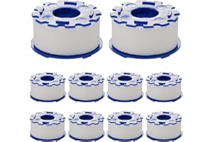 BREADEEP 10 Pack Sink Water Faucet Filter Cartridge Replacements, Faucet Water Filter Replacements for Faucet Kitchen Bathroom Sink Filter Removes Chlorine Fluoride Heavy Metals Hard Water