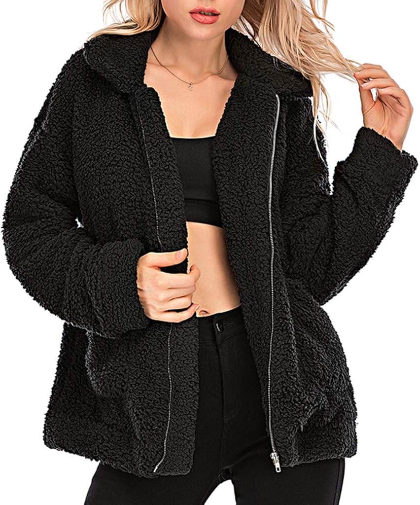 amazon fuzzy coat