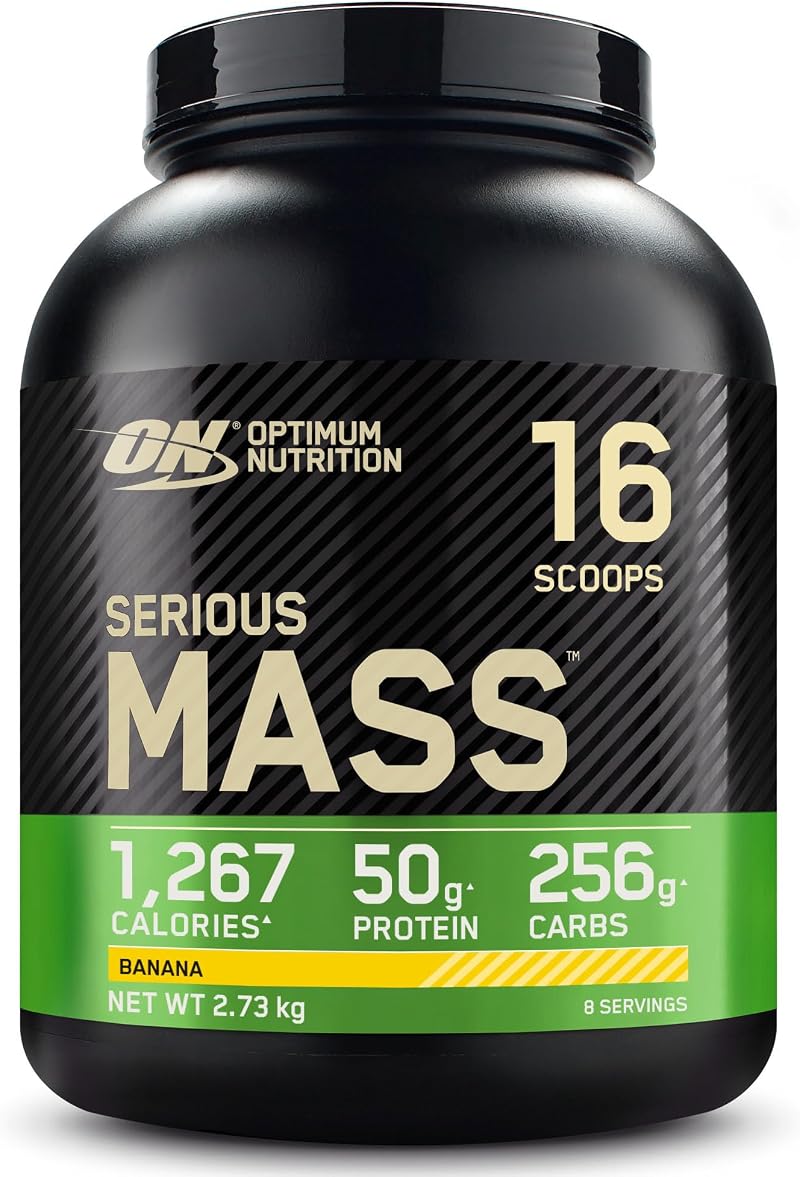Optimum Nutrition Serious Mass High Calorie Weight Gainer Banana 2.73kg