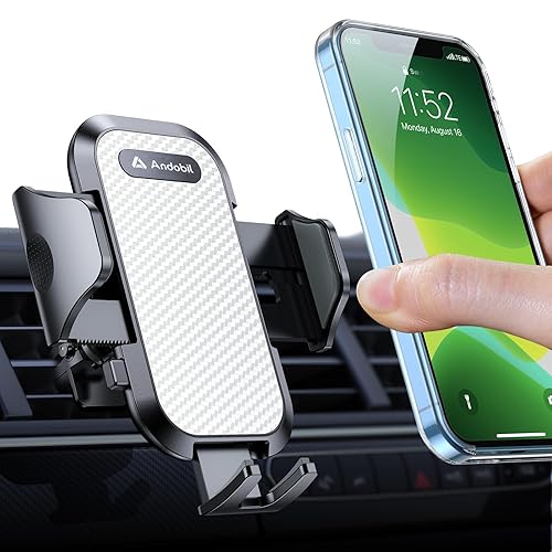 andobil Phone Holders for Your Car Military Sturdy, Firmly Grip