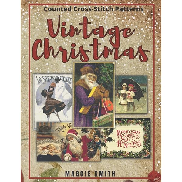 Amazon.com: Vintage Christmas Cross Stitch Pattern
