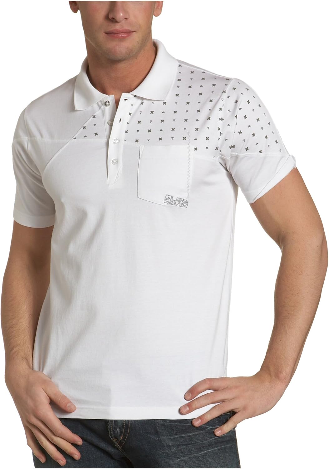 Quiksilver Men's Cuts You Up Polo Shirt: Clothing