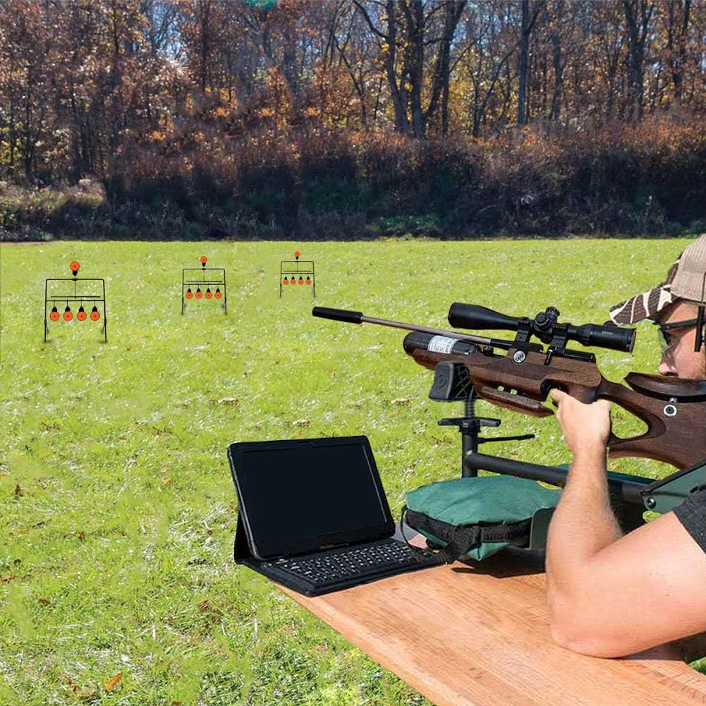 W WIREGEAR BB Gun Target Pellet Gun Targets Resetting Target Compact Package Heavy Metal Steel Auto Reset for .177 to .20 Caliber Shooting Outdoors : Sports & Outdoors