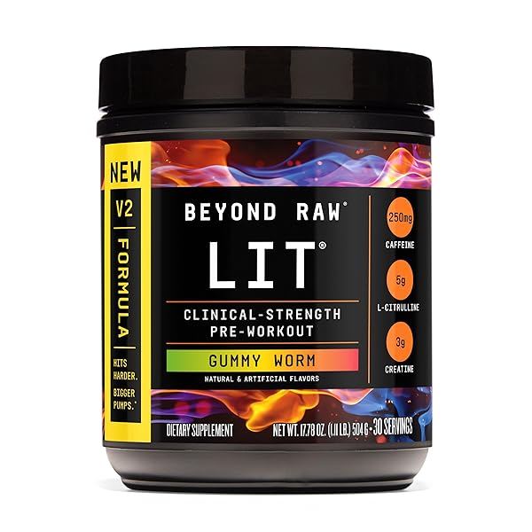 BEYOND RAW LIT V2 CLINICAL STRENGTH PRE WORKOUT...