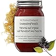 Elderberry Ginger Cinnamon Certified Wild Harvested Organic Sea Moss Gel | Made Fresh to Order | Rich in Vitamins & Minerals | Nutritional Supplement | 16oz Elderberry Ginger Cinnamon