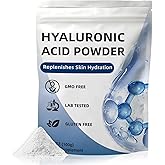 CHZHEN Hyaluronic Acid Powder 100g - Low Molecular Weight, Cosmetics Grade, Vegan & Water-Soluble (1)