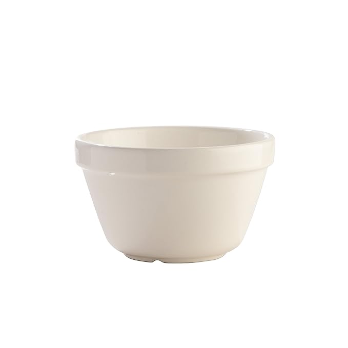 Mason Cash Steam Bowl (British Term Pudding Basin), Cream, 1Quart Review