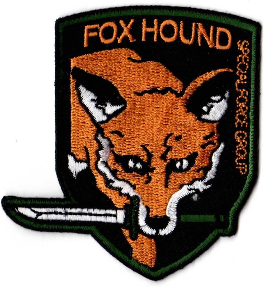 Fox Hound Metal Gear FOX HOUND Special Force Original Logo PATCH