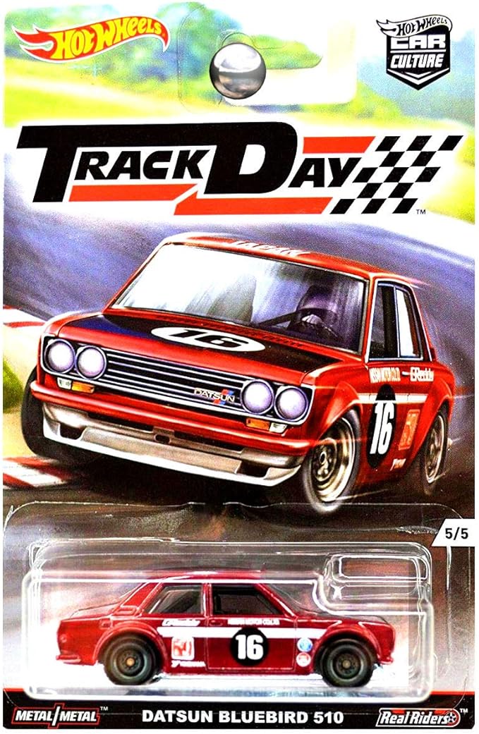 Amazon.com: 2016 Hot Wheels Car Culture Track Day 5/5 - Datsun Bluebird