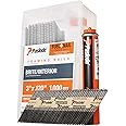 Paslode, Framing Nails and Fuel Pack, 650524, 3 inch x .120 Gauge, Smooth Brite, 1 Fuel Cell and 1,000 Nails
