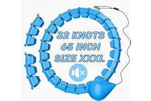 FANBIYA Plus Size Quiet Weighted Hula,Detachable Noiseless Hula,Abdominal Workout Equipment at Home for Women