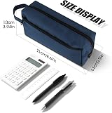 hoinya Pencil Case Big Capacity Large Storage Office School Blue view 2