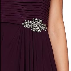 Alex Evenings Women's Long Cowl Neck A-Line