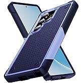 Designed for Samsung Galaxy S25 Ultra Case 2 in 1 Gift Militay Grade Drop Protective Rugged Heavy Duty Cover Shockproof Case for Galaxy S25 Ultra Phone Case for women men boy girl (Purple+Blue)