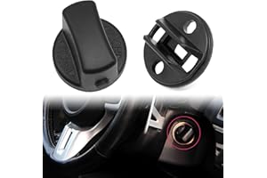 Pleoos Lgnition Key Knob Push Turn Switch & Insert Set Compatible with Mitsubishi Lancer 2008-2017 Outlander 2007-2013 4408A167 4408A031-keyless Start Ignition Button