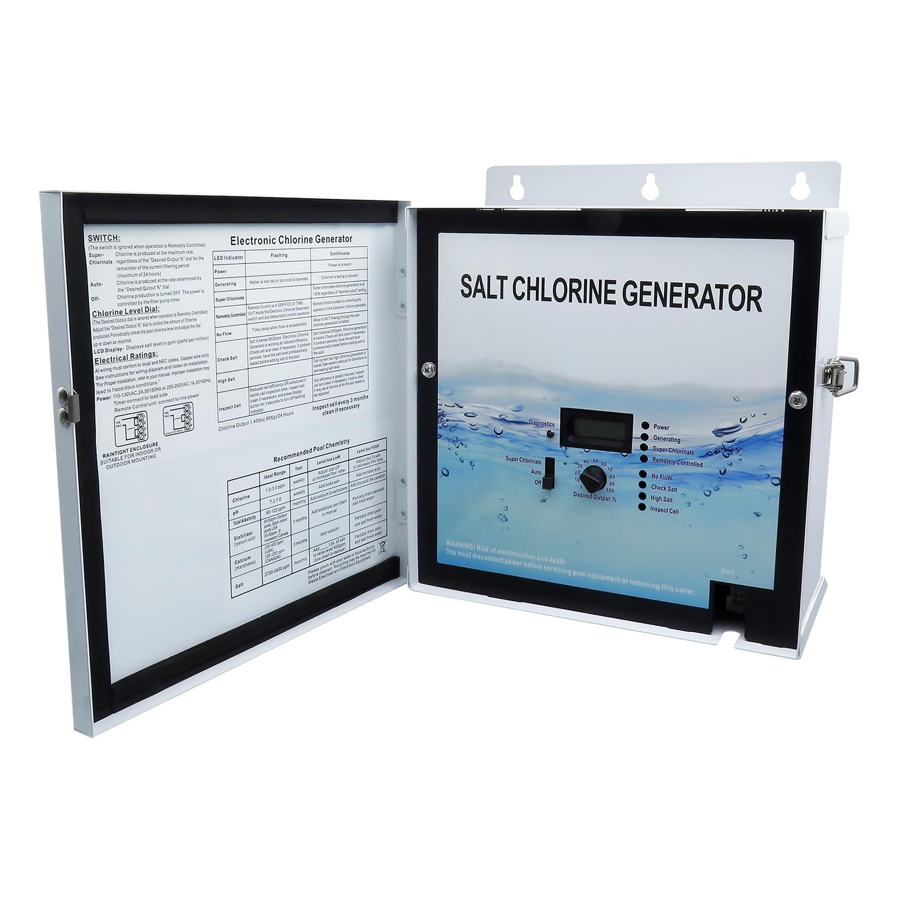 Photo 1 of FOWBOA 2026 Enhanced Version GLX-CTL-RITE Control Unit Replacement for Hayward AQR Goldline Aqua Rite Electronic Salt Chlorine Generator, Compatible with T-Cell-3, T-Cell-9 and T-CELL-15 Salt Cell