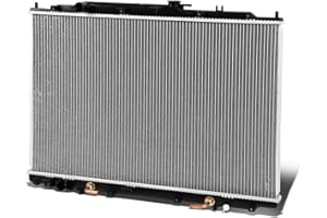 Auto Dynasty Radiator Compatible with 01-04 Honda Pilot Acura MDX 3.5L AT, DPI 2417 Factory Style 1-Row Cooling Aluminum Radiator, 1-1/4" Inlet/Outlet