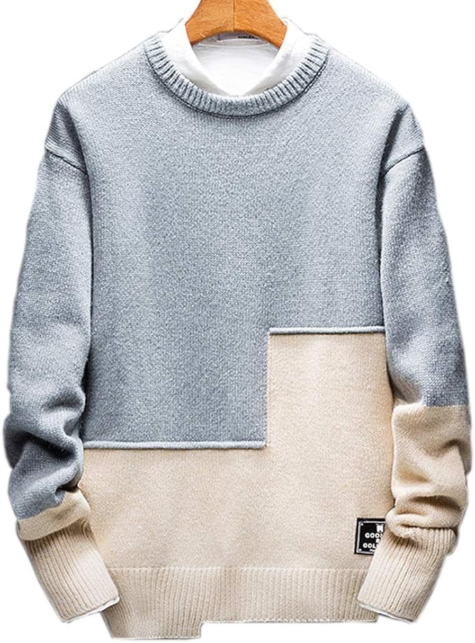 Amazon Mikino ニット メンズ あったか ボートネック ケーブルニット