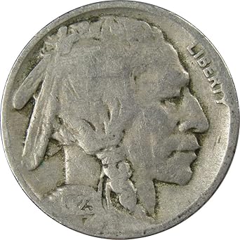 1923 Indian Head Buffalo Nickel 5 Cent Piece G Good 5c Us Coin Collectible At Amazon S Collectible Coins Store