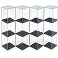 Minifigures Acrylic Display Case Action Figure Building Block Display Box High-Transparency Stackable Storage Case for Figurines Toys and Collectibles(12PCS)