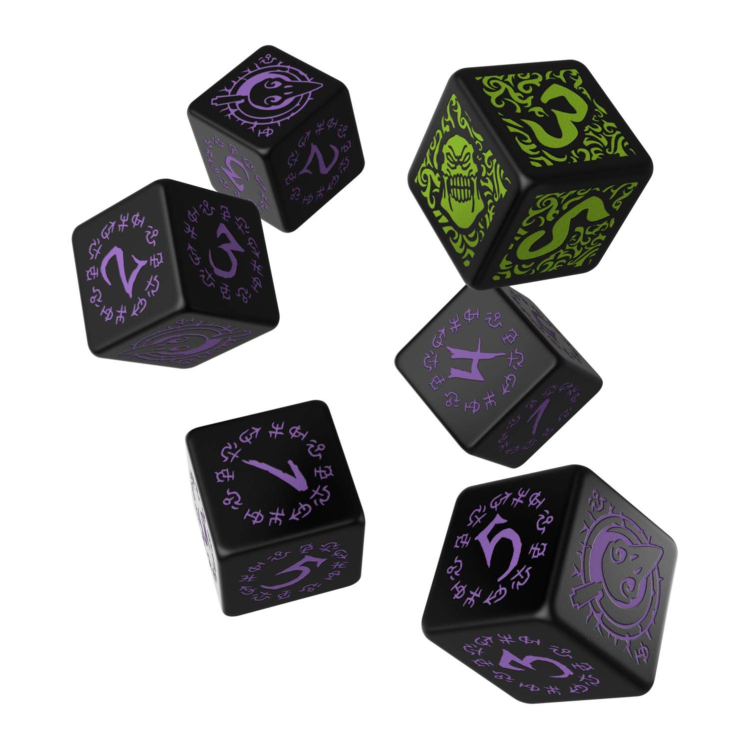 Q-Workshop Hordes Grymkin D6 Dice (6)