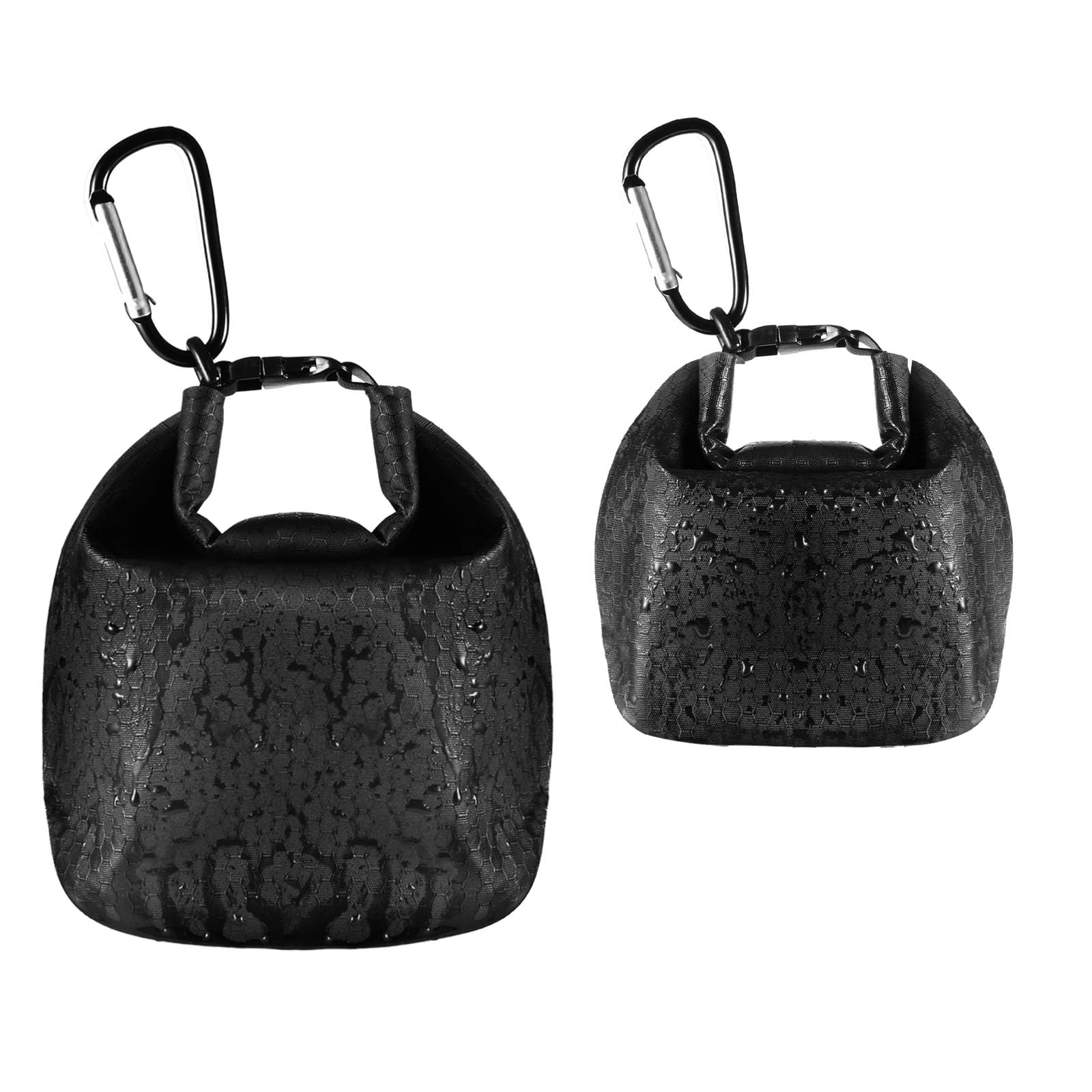 Travel Soap Container Bag, 2 Pack Portable Soap Holder Travel Case,Completely Waterproof and Leak Proof, Solutions for Travelling with Bar Soap (Black)