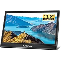 Amazon.com: Thinlerain Small Portable Monitor - 11.6 inch Dual 