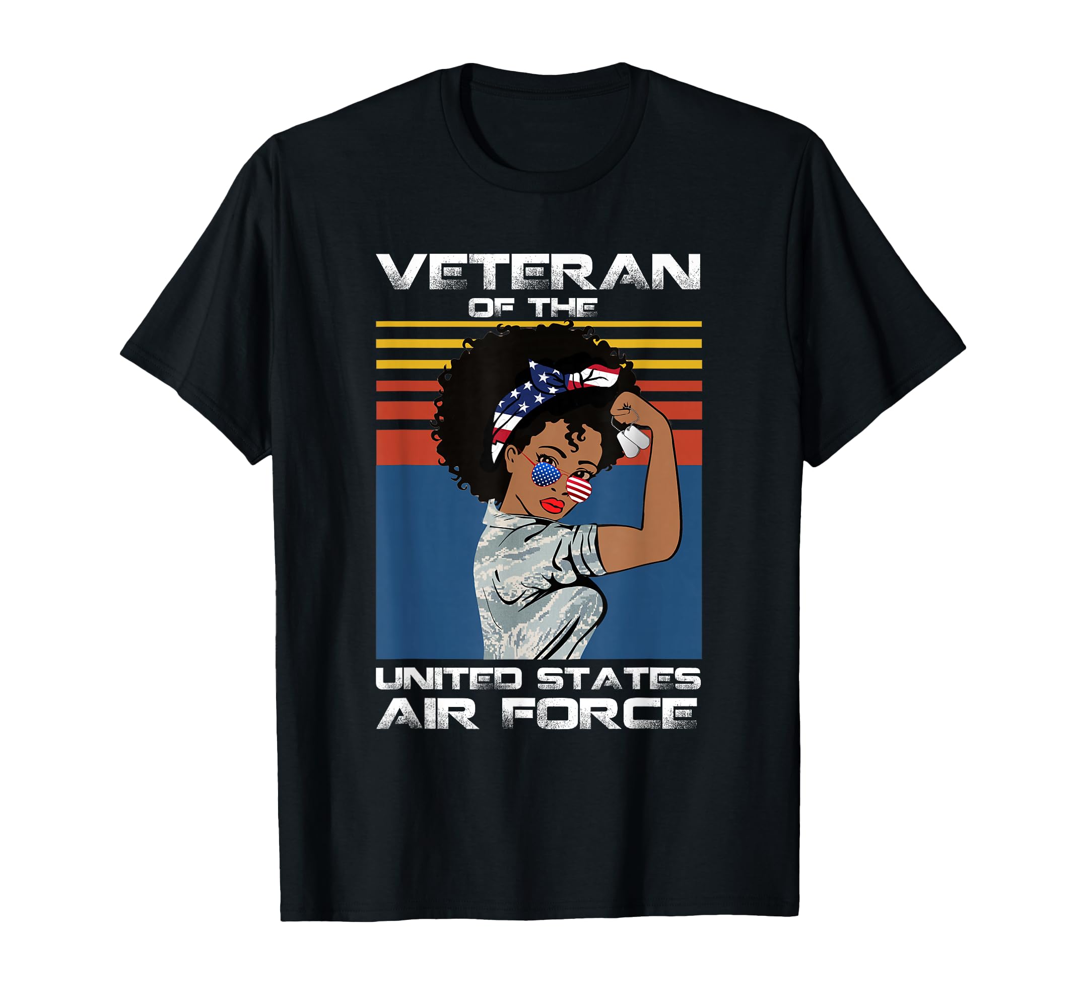 Photo 1 of Female Veteran Of The United States Air Force, USAF Veteran T-Shirt M 