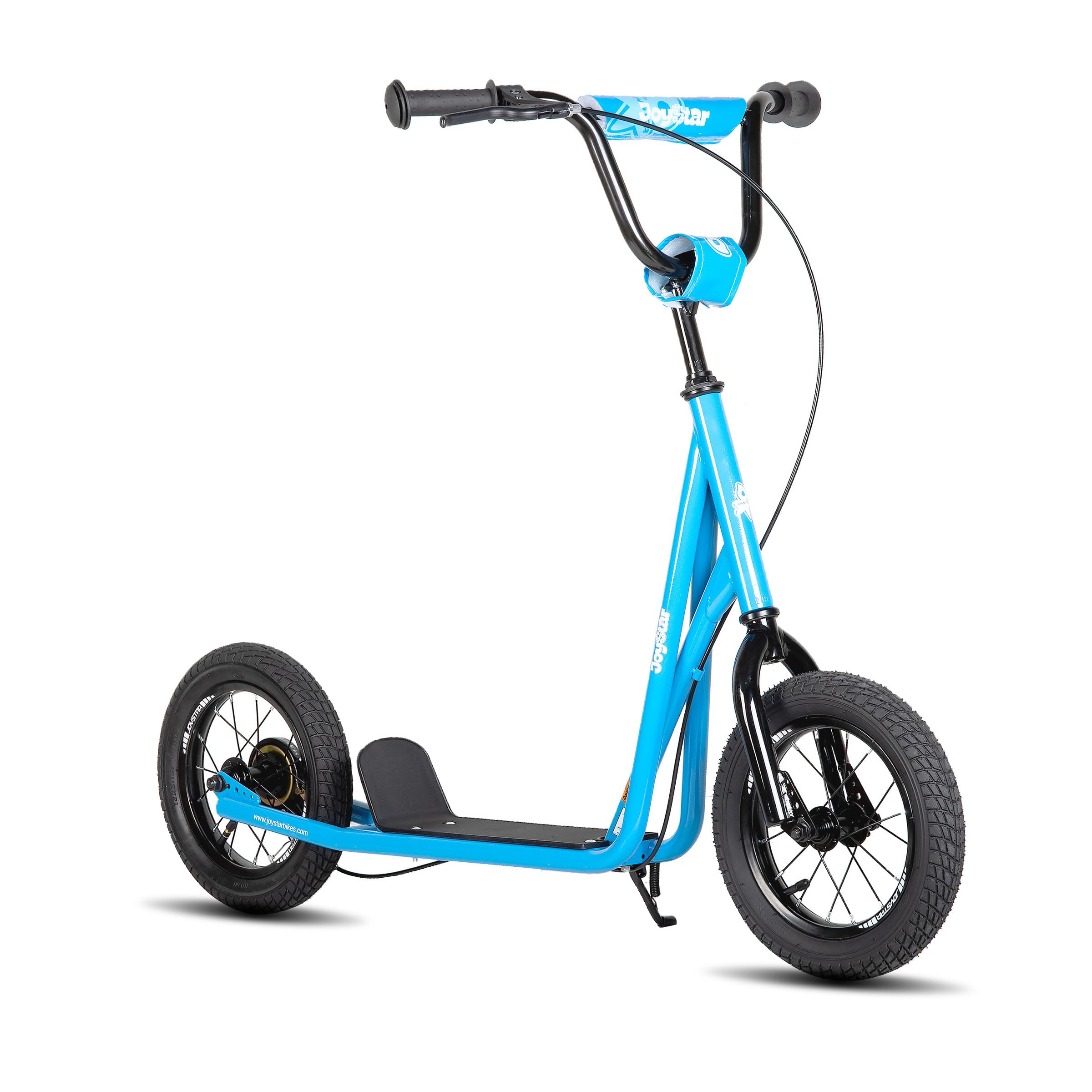 JOYSTAR Blaster 12-inch kick scooter for children aged 5+, 12" lightweight children's scooter with adjustable handlebars, 2-wheel scooter for boys and girls, blue
