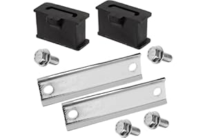 PATKAW Motorcycle Exhaust Bracket Mount Replacement Square Rubber Pad for Vibration Reduction in Touring