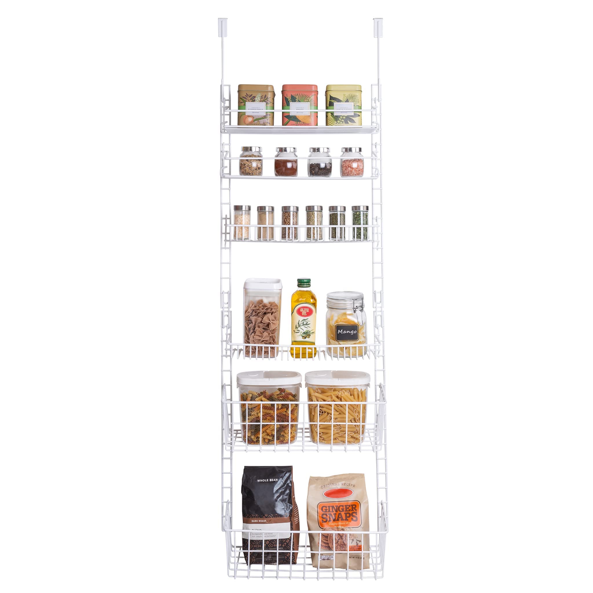 Smart Design Over The Door Adjustable Pantry