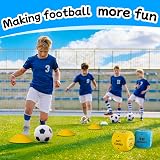 Mellbree Football Training Dice for Boys Dribbling 2 Large 10cm Dice view 2