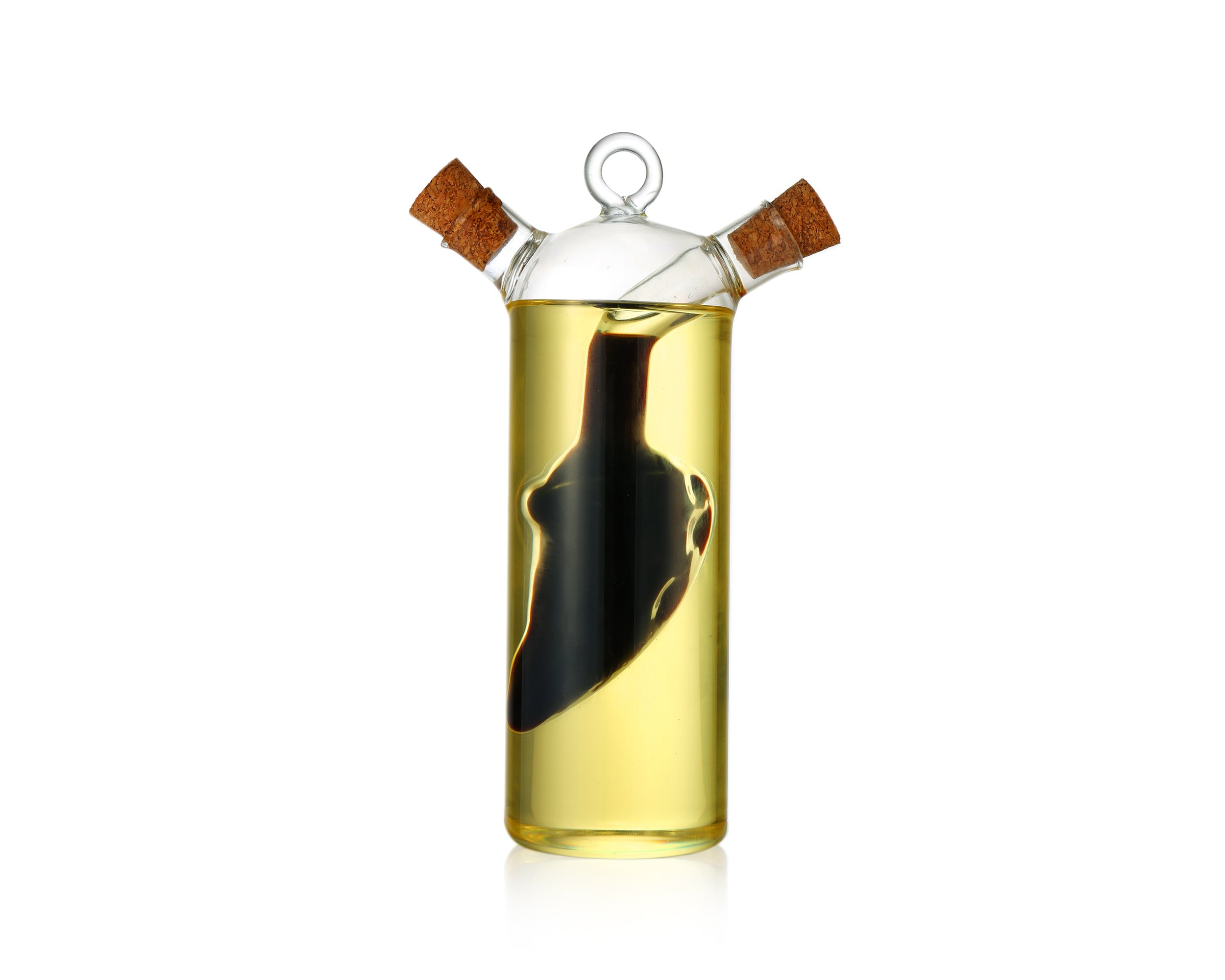 Olive Oil and Vinegar Dual Glass Dispenser Bottle (VB10)