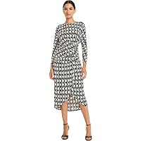 maggy london asymmetric neck sheath midi dress Maggy London G3907M - Knee-Length Scuba Sheath Dress